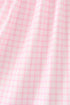 Pink Plaid Gingerbread Embroidery Ruffle Dress
