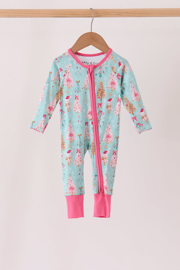 green-christmas-tree-bamboo-zipper-romper-abby-evie-sophias-stylebaby-1