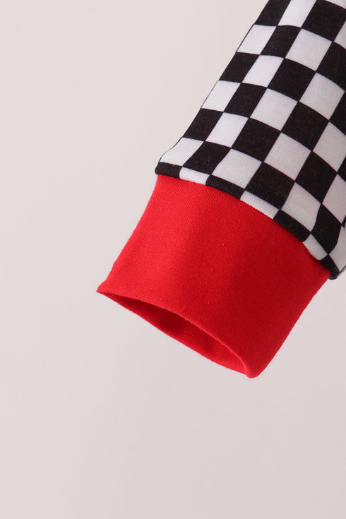 black-car-embroidery-checkered-bubble-1-abby-evie-sophias-style-3