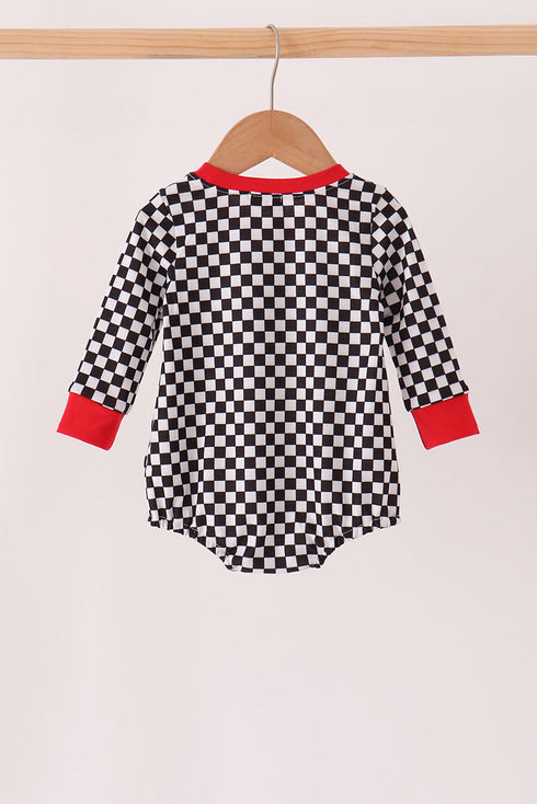 black-car-embroidery-checkered-bubble-1-abby-evie-sophias-style-5