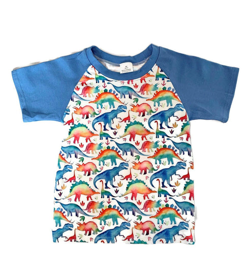 pastel-dinosaur-milk-silk-raglan Great Lakes kids - Sophia's Style-2