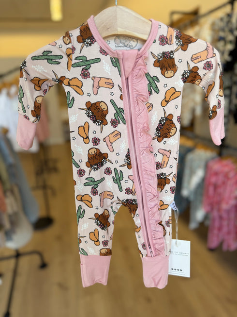 pink-highland-cow-loveralls House-of-henry-Sophia's Style-2