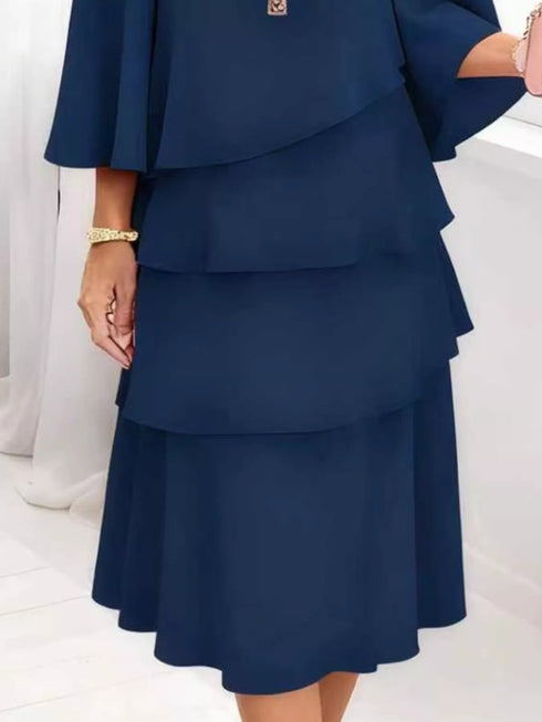 full-size-ruffled-layered-3-4-sleeve-dress-plus-size-OhSoStyled-Sophia's-Style-12