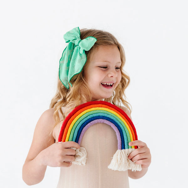 pointed-big-belle-clip-clover-fields Baby Bling Bows clips headbands - Sophia's StylePOINTED BIG BELLE CLIP-