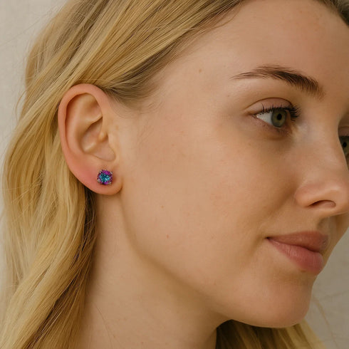 half-carat-round-cut-topaz-stud-earrings-Sophia's Style-2