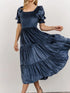 smocked-half-sleeve-tiered-midi-dress-OhSoStyled-Sophia's-Style-1