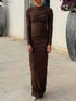 ruched-long-sleeve-maxi-dress-OhSoStyled-Sophia's-Style-4
