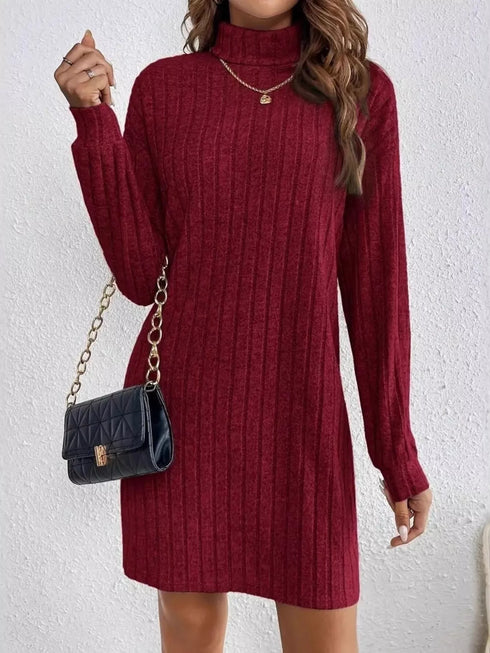 ribbed-knit-turtleneck-mini-dress-OhSoStyled-Sophia's-Style-5