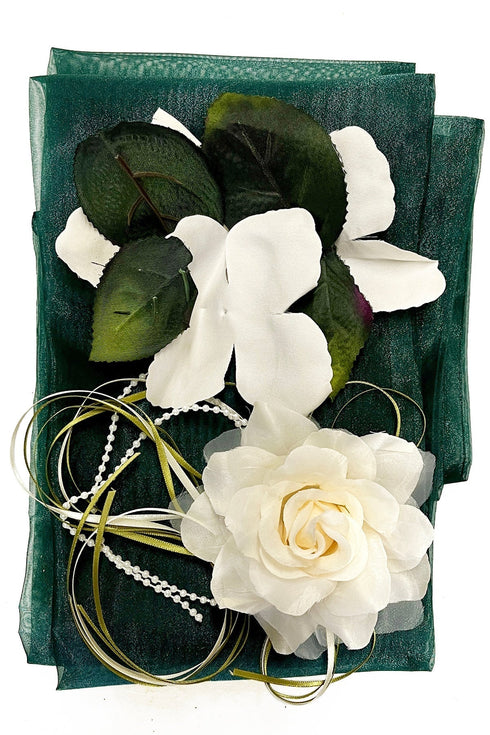 Kids Dream Little Girls Vestido de niña de flores de pétalos de lavanda de satén blanco 2T-6