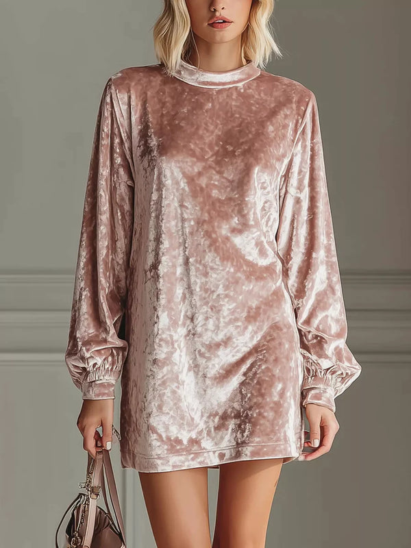 full-size-velvet-long-sleeve-mini-dress-plus-size-OhSoStyled-Sophia's-Style-1