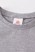 Gray blank basic t-shirt Adult Kids and baby bubble