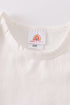 Cream blank basic t-shirt Adult Kids and baby bubble