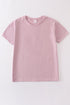 Purple blank basic t-shirt Adult Kids and baby bubble