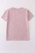 Purple blank basic t-shirt Adult Kids and baby bubble