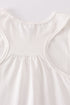 White blank basic kids teens adult tank top