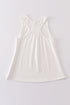 White blank basic kids teens adult tank top