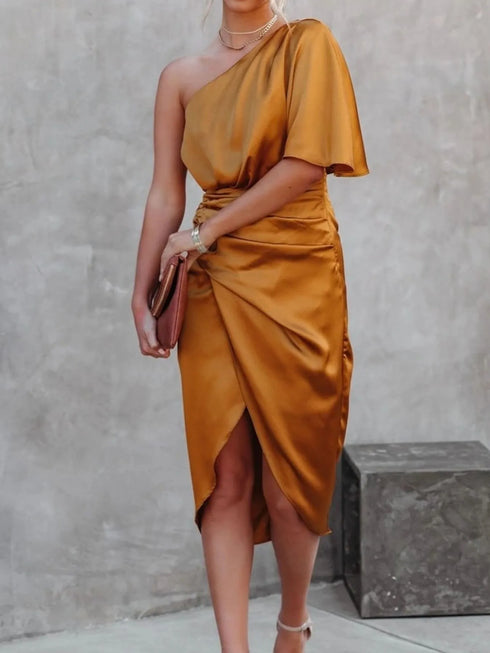 one-shoulder-satin-wrap-dress-with-side-slit-OhSoStyled-Sophia's-Style-8