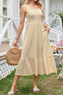 round-neck-wide-strap-tank-dress OhSoStyled - Sophia's Style in Tan-3