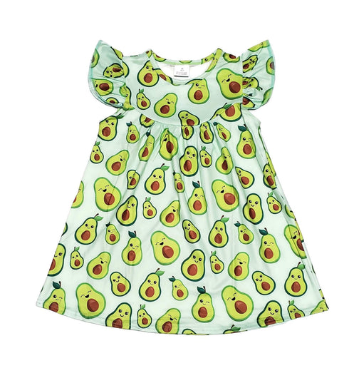avocado-milk-silk-flutter-dress Great Lakes kids - Sophia's Style-2