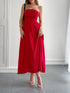 strapless-a-line-midi-dress-with-pockets-OhSoStyled-Sophia's-Style-9