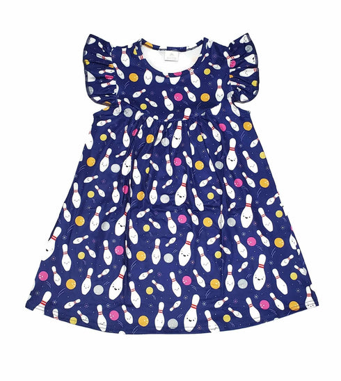 bowling-milk-silk-flutter-dress Great Lakes kids - Sophia's StyleFlutter Dress-1