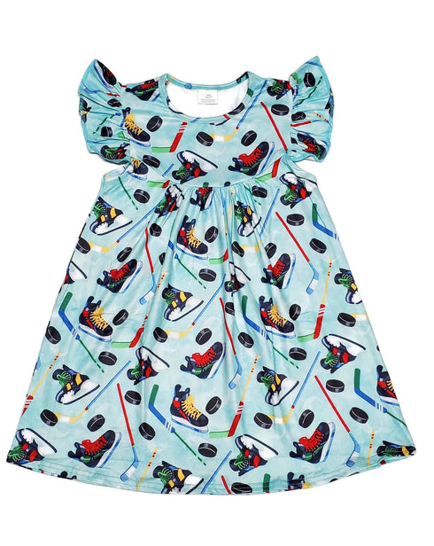 hockey-milk-silk-flutter-dress Great Lakes kids - Sophia's Style-2