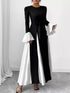 contrast-round-neck-flare-sleeve-maxi-dress-OhSoStyled-Sophia's-Style-3