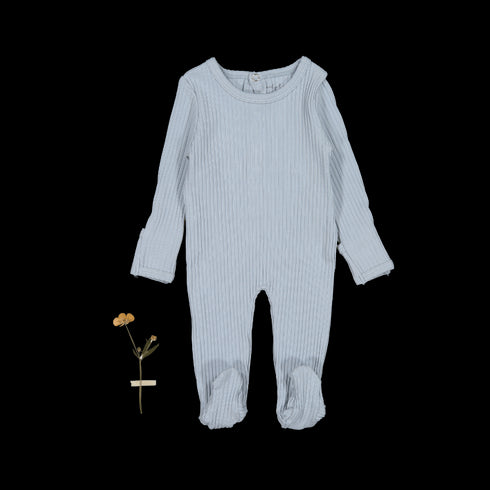 the-romper-blue Lovely Littles - Sophia's StyleBack Snap Romper-1