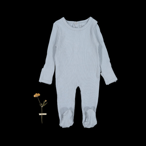 the-romper-blue Lovely Littles - Sophia's StyleBack Snap Romper-1