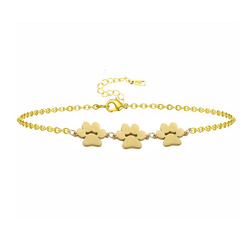 fureverly-three-paw-print-bracelet-for-pet-lovers-Sophia's StyleBracelets-1