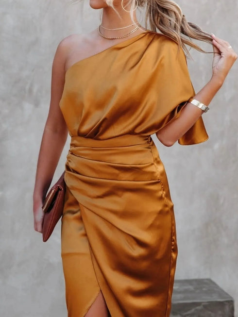 one-shoulder-satin-wrap-dress-with-side-slit-OhSoStyled-Sophia's-Style-10