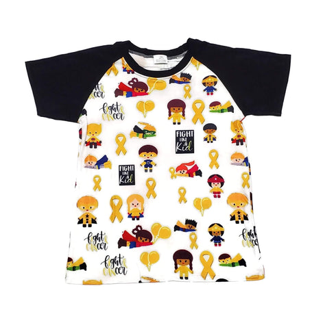 fight-like-a-kid-milk-silk-raglan Great Lakes kids - Sophia's StyleRaglan-1