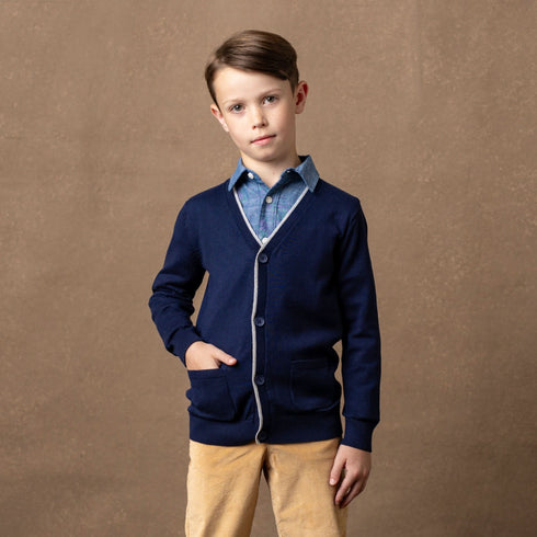 tipped-organic-cardigan-with-elbow-patches Hope & Henry - Sophia's Style-2