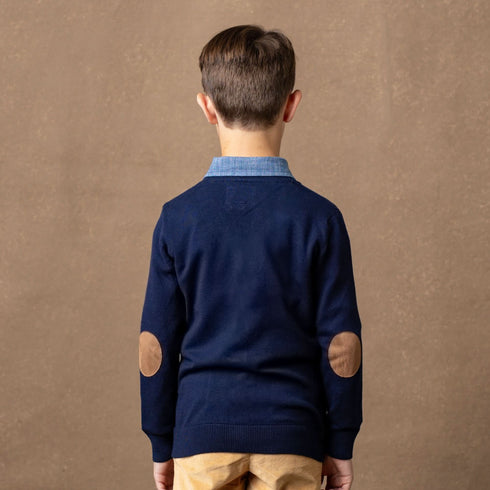 tipped-organic-cardigan-with-elbow-patches Hope & Henry - Sophia's Style-5