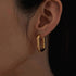 lurienne-rectangle-hoop-earrings-sleek-stylish-Sophia's Style-2