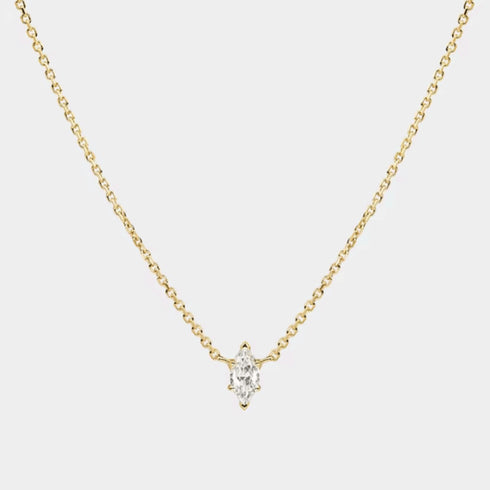 moonbeam-dainty-cable-chain-necklace-with-marquise-cut-cubic-zirconia-pendant-Sophia's StyleNecklaces-1