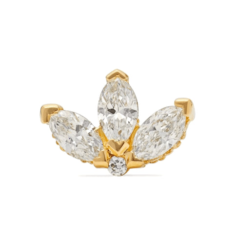 solis-golden-blossom-studs-with-cubic-zirconia-Sophia's Style-4