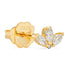 solis-golden-blossom-studs-with-cubic-zirconia-Sophia's Style-5