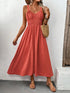 v-neck-wide-strap-midi-cami-dress OhSoStyled - Sophia's Style in Orange-Red-1