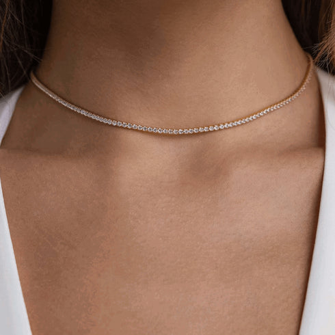 moonlit-tennis-necklace-with-aaaaa-cubic-zirconia-Sophia's Style-4