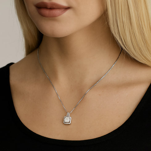 two-carat-halo-cubic-zirconia-pendant-necklace-Sophia's Style-3