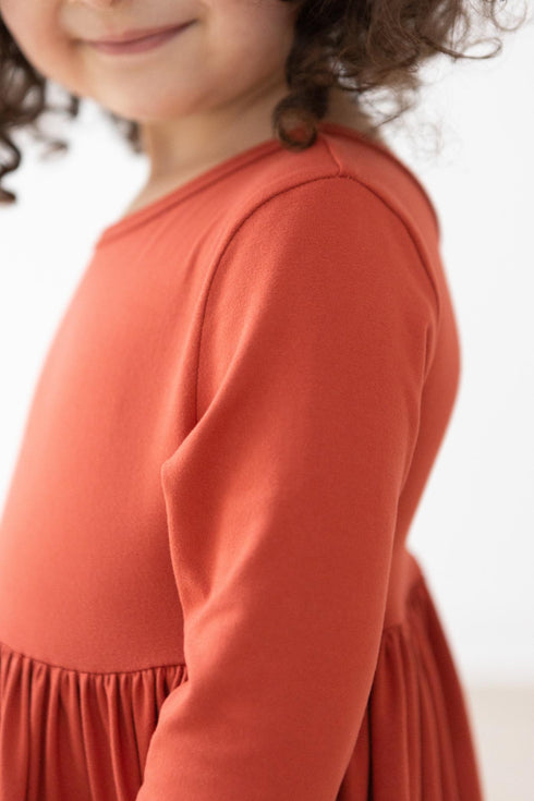 pumpkin-spice-pocket-twirl-dress Mila & Rose - Sophia's Style--3T--4