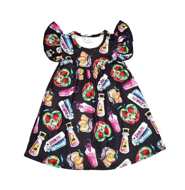 just-one-bite-milk-silk-flutter-dress Great Lakes kids - Sophia's StyleFlutter Dress-1