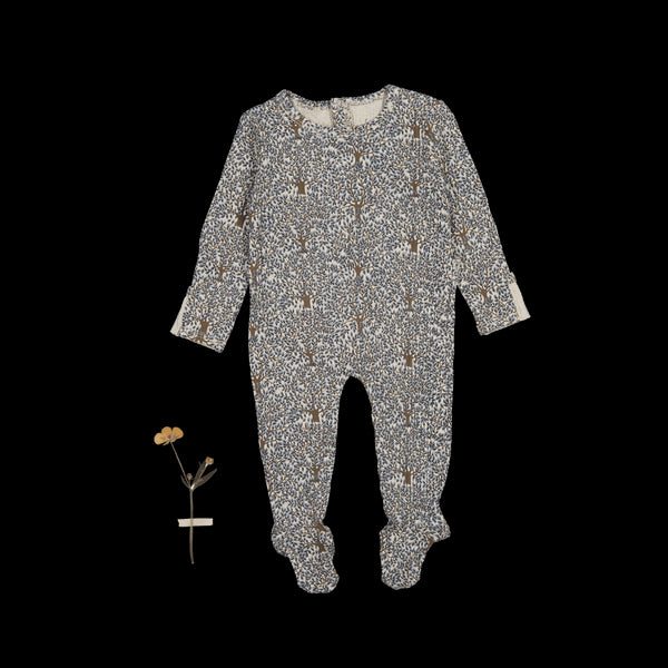 the-printed-romper-forest Lovely Littles - Sophia's StyleBack Snap Romper-1