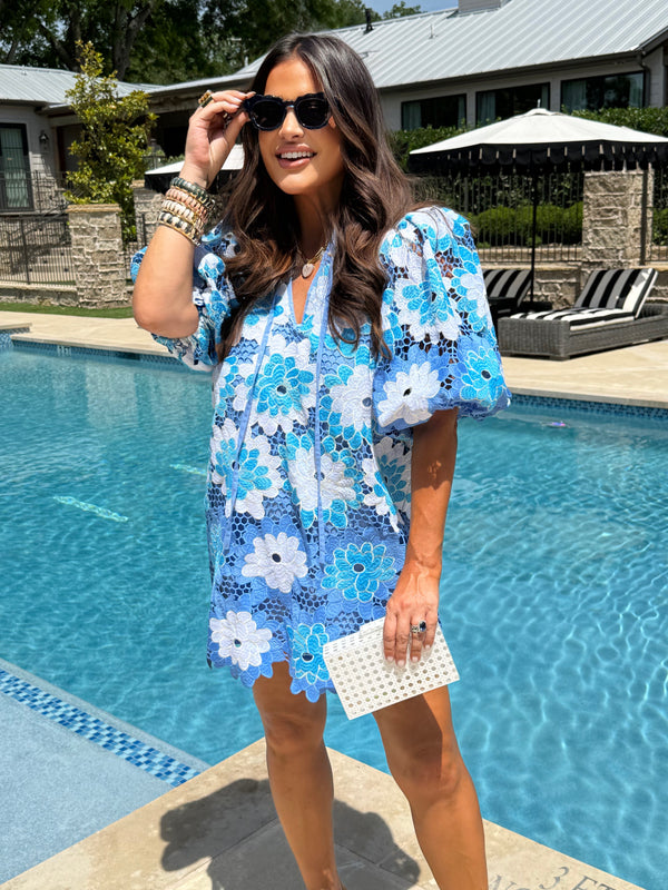 deb-blue-bonnet-mini-dress Sophia's StyleApparel & Accessories > Clothing > Dresses > Short Dresses-1