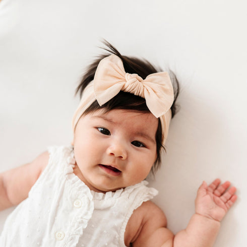 knot-petal Baby Bling Bows clips headbands - Sophia's Style-