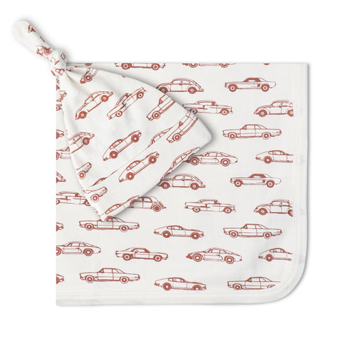 organic-swaddle-blanket-hat-set-cars-makemake-organics-sophias-style-2