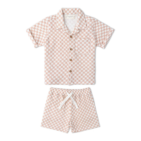 organic-shirt-shorts-set-brick-checks-makemake-organics-sophias-style-2