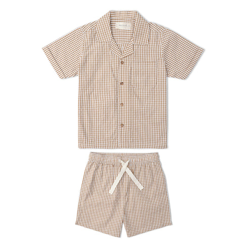 organic-shirt-shorts-set-caramel-check-makemake-organics-sophias-style-2