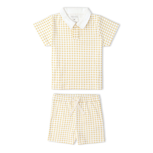 organic-collar-tee-shorts-set-dotty-gingham-makemake-organics-sophias-style-2